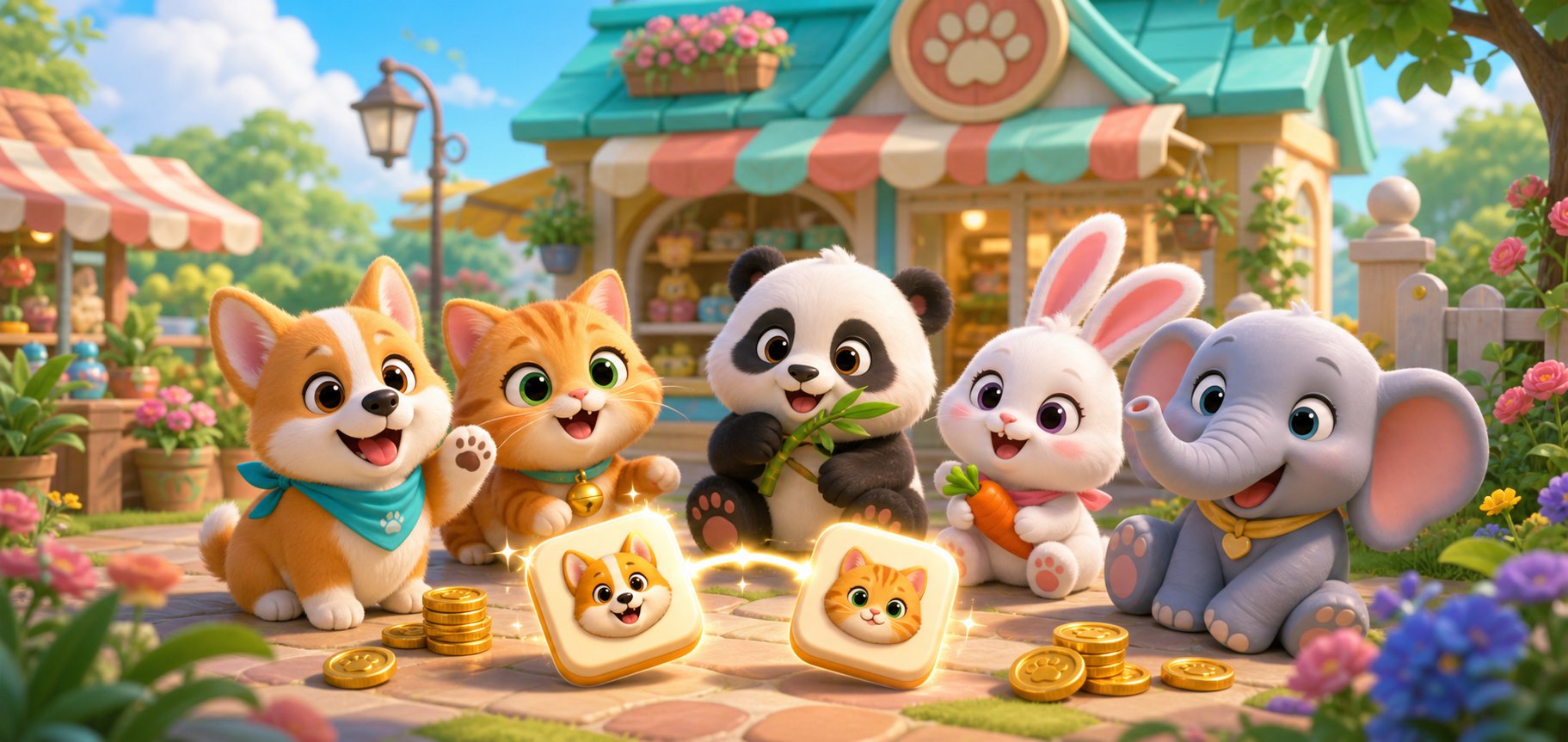 Pet Tycoon Onet Classic game banner